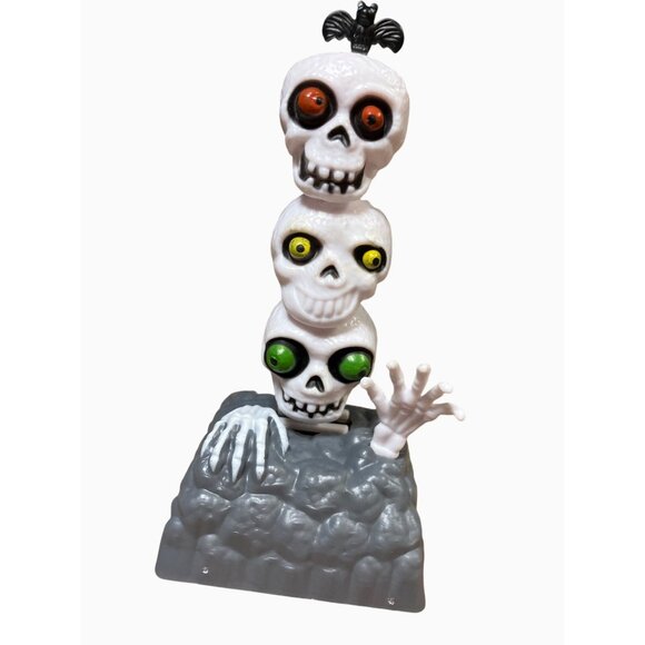 Halloween Solar-Powered Bobbleheads Set - Skeleton & Tombstone Design - Picture 3 of 10